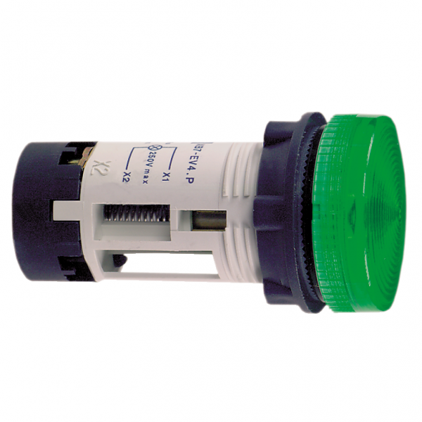 Vignette 3 produit Ref : XB7EV03MP | Harmony voyant rond - 22 - vert - LED intgre - 230V