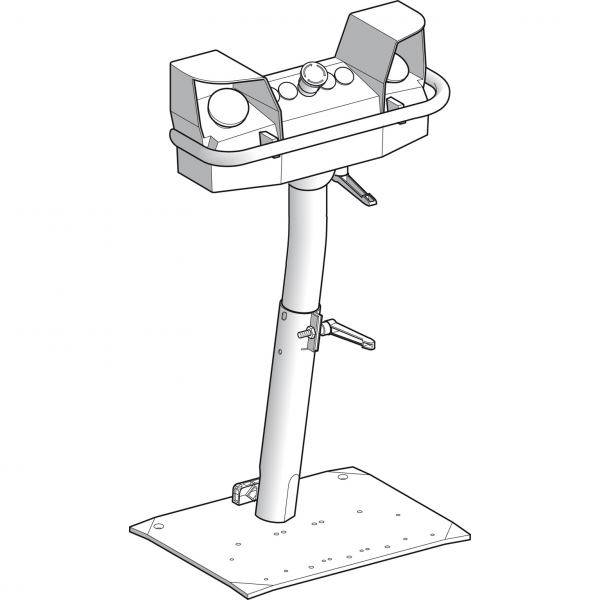 Vignette 3 produit Ref : XY2SB714 | Preventa XY2 - poste de commande � deux mains+pied - 2 PB+1 arr�t urgence PB