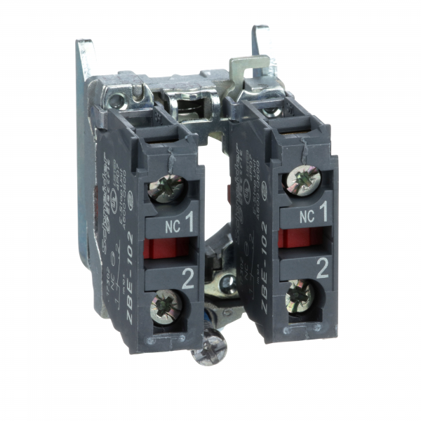 Vignette 3 produit Ref : ZB4BZ104 | Harmony XB4 - corps de bouton - 2O - raccordement connecteur