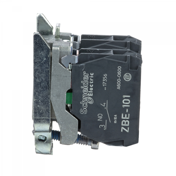 Vignette 3 produit Ref : ZB4BZ105 | Harmony XB4 - corps de bouton - 1O+1F - raccordement bornes ressort