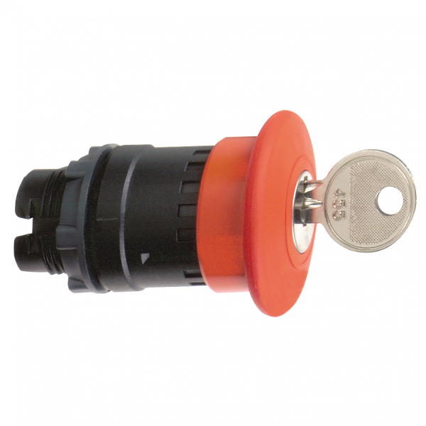 Vignette 3 produit Ref : ZB5AS944 | Harmony tte de arrt d'urgence  40 - dverrouillage par cl- 22 - rouge