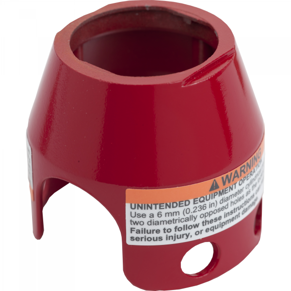 Vignette 3 produit Ref : ZBZ1604 | Harmony - garde m�tallique rouge pour arr�t d\'urgence �40