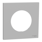 SCHNEIDER ELECTRIC New odace  - plaque de finition 1 poste - couleur gris galet S901702