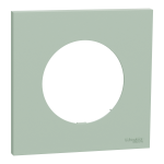 SCHNEIDER ELECTRIC New odace  - plaque de finition 1 poste - couleur vert jade S903702