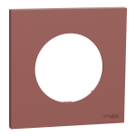 SCHNEIDER ELECTRIC New odace  - plaque de finition 1 poste - couleur rose grenat S905702