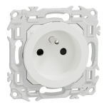 SCHNEIDER ELECTRIC New odace  - lot de 108 prises 2p+t rnovation  puits - 4 bornes/ple - blanc craie S920049P