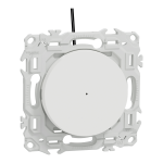 SCHNEIDER ELECTRIC New odace  - va-et-vient ou poussoir lumineux led verte 0.15ma - 10ax - blanc craie S920263
