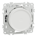 SCHNEIDER ELECTRIC New odace  - variateur de lumire universel 2 ou 3 fils - rotatif - blanc craie S920519