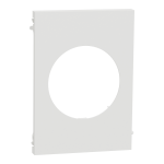 SCHNEIDER ELECTRIC New odace  architecte - plaque de finition centrale - couleur blanc craie S920801
