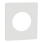 SCHNEIDER ELECTRIC New odace  architecte - plaque de finition 1 poste - couleur blanc craie S920802