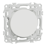 SCHNEIDER ELECTRIC New odace  - va-et-vient ou poussoir avec griffes - 10ax - blanc craie S925204