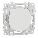 SCHNEIDER ELECTRIC New odace  - obturateur griffes montes - pr-perage pour sortie cble - blanc craie S925666