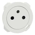 SCHNEIDER ELECTRIC New odace  - enjoliveur seul - pour prise affleurante et chargeur usb-c - blanc craie S929040