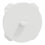 SCHNEIDER ELECTRIC New odace  - enjoliveur seul - pour va-et-vient ou poussoir  levier - blanc craie S929201