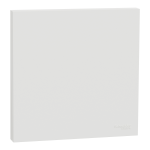 SCHNEIDER ELECTRIC New odace  intgral - enjoliveur et plaque - pour vv ou poussoir simple - blanc craie S929221
