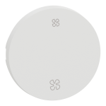 SCHNEIDER ELECTRIC New odace  - enjoliveur seul - pour va-et-vient ou poussoir - vmc - blanc craie S929235