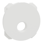 SCHNEIDER ELECTRIC New odace  - enjoliveur seul - pour prise tv - blanc craie S929440