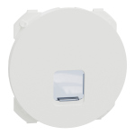 SCHNEIDER ELECTRIC New odace  - enjoliveur seul - pour prise rj45 - blanc craie S929470