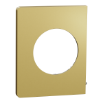SCHNEIDER ELECTRIC New odace  architecte - plaque de finition latrale - effet laiton S932800