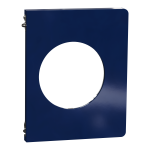 SCHNEIDER ELECTRIC New odace  architecte - plaque de finition latrale - bleu maill S933800