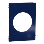 SCHNEIDER ELECTRIC New odace  architecte - plaque de finition centrale - bleu maill S933801