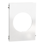 SCHNEIDER ELECTRIC New odace  architecte - plaque de finition centrale - blanc maill S934801
