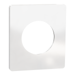 SCHNEIDER ELECTRIC New odace  architecte - plaque de finition 1 poste - blanc maill S934802