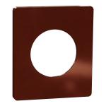 SCHNEIDER ELECTRIC New odace  architecte - plaque de finition 1 poste - sienne maill S936802