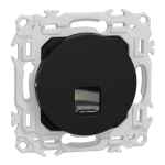 SCHNEIDER ELECTRIC New odace  - prise rj45 - cat6 utp grade 1  2 - noir onyx S940475