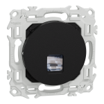 SCHNEIDER ELECTRIC New odace  - prise rj45 - cat6a stp grade 3tv - noir onyx S940477