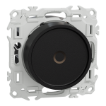 SCHNEIDER ELECTRIC New odace  - variateur de lumire universel 2 ou 3 fils - rotatif - noir onyx S940519