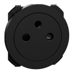 SCHNEIDER ELECTRIC New odace  - enjoliveur seul - pour prise affleurante - noir onyx S949050