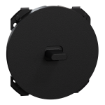 SCHNEIDER ELECTRIC New odace  - enjoliveur seul - pour va-et-vient ou poussoir  levier - noir onyx S949201