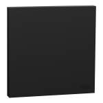 SCHNEIDER ELECTRIC New odace  intgral - enjoliveur et plaque - pour vv ou poussoir simple - noir onyx S949221