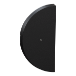SCHNEIDER ELECTRIC New odace  - demi-enjoliveur seul  voyant - pour double vv ou poussoir - noir onyx S949270