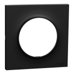 SCHNEIDER ELECTRIC New odace  origine - plaque de finition 1 poste - couleur noir S949702