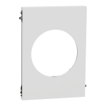 SCHNEIDER ELECTRIC New odace  architecte - plaque de finition centrale - effet cramique blanc S951801