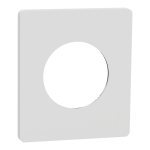 SCHNEIDER ELECTRIC New odace  architecte - plaque de finition 1 poste - effet cramique blanc S951802