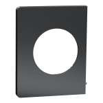 SCHNEIDER ELECTRIC New odace  architecte - plaque de finition latrale - effet perle noire S952800