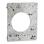 SCHNEIDER ELECTRIC New odace  architecte - plaque de finition latrale - effet terrazzo S954800
