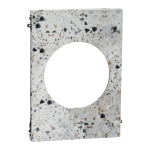 SCHNEIDER ELECTRIC New odace  architecte - plaque de finition centrale - effet terrazzo S954801