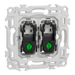 SCHNEIDER ELECTRIC New odace  - double va-et-vient ou poussoir - 10ax - sans enjoliveur S980214