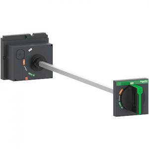 SCHNEIDER ELECTRIC Compact nsx - commande rotative prolonge standard - poigne noire pour nsx250 - 3 positions off/on/dclanch - applications standard - protections ip40 - 1  3 cadenas LV429338T