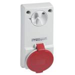 SCHNEIDER ELECTRIC Pratika - prise verrouillable - 32 a 3p+n+t - 380-415 v ca ip44 - sur panneau 82047
