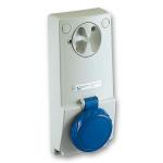 SCHNEIDER ELECTRIC Pratika - prise verrouillable 32 a - 2p+t - 200-250 v ca - ip65 - sur panneau 82092