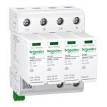SCHNEIDER ELECTRIC S.A.S. Acti9 iprd1 f25r - parafoudre autoprot�g� - type 1+2 - produit modulaire - din - 3p - pour les installations expos�es � un niveau de risque foudre maximal  imp=25ka/icc=100ka - pr�sence signalisation A9L1C625