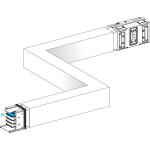 SCHNEIDER ELECTRIC Canalis ksa - zed horiz. 1000a - gau./dr. - 3 cts ajustables 300-800mm KSA1000DZCG43A