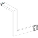 SCHNEIDER ELECTRIC Canalis ksa - coude multiple 250a - vers haut & droite - 3 cts ajust 250-750mm KSA250DMBL43A