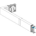 SCHNEIDER ELECTRIC Canalis ksa - coude spc. coupe feu 400a montage  gauche - a=250mm-b=700-1200mm KSA400DLL41F