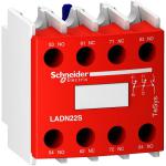 SCHNEIDER ELECTRIC Tesys d - bloc de contact auxiliares scurit rouge - 2no + 2nc LADN22S